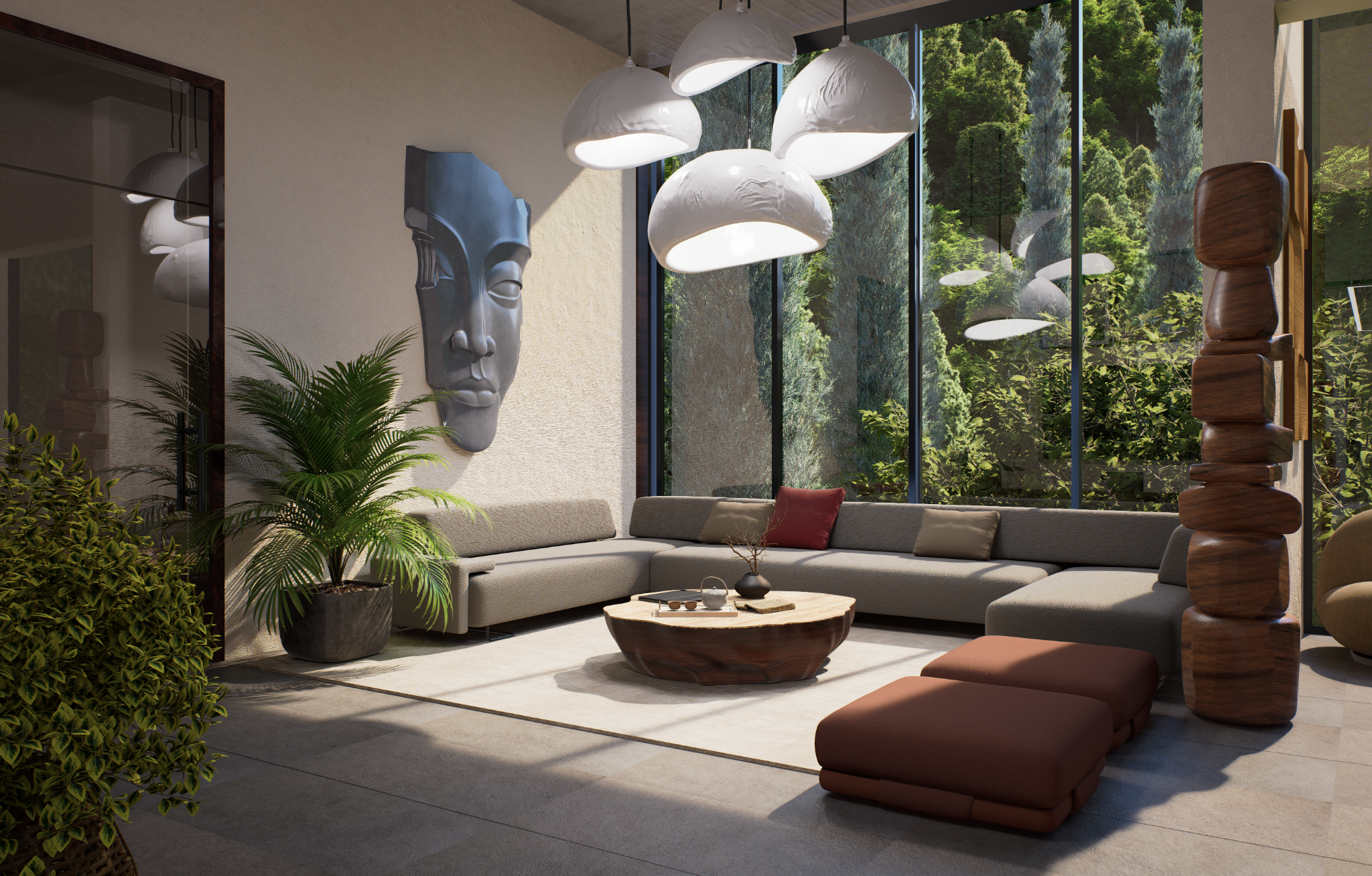 Dehradun interior sofa view