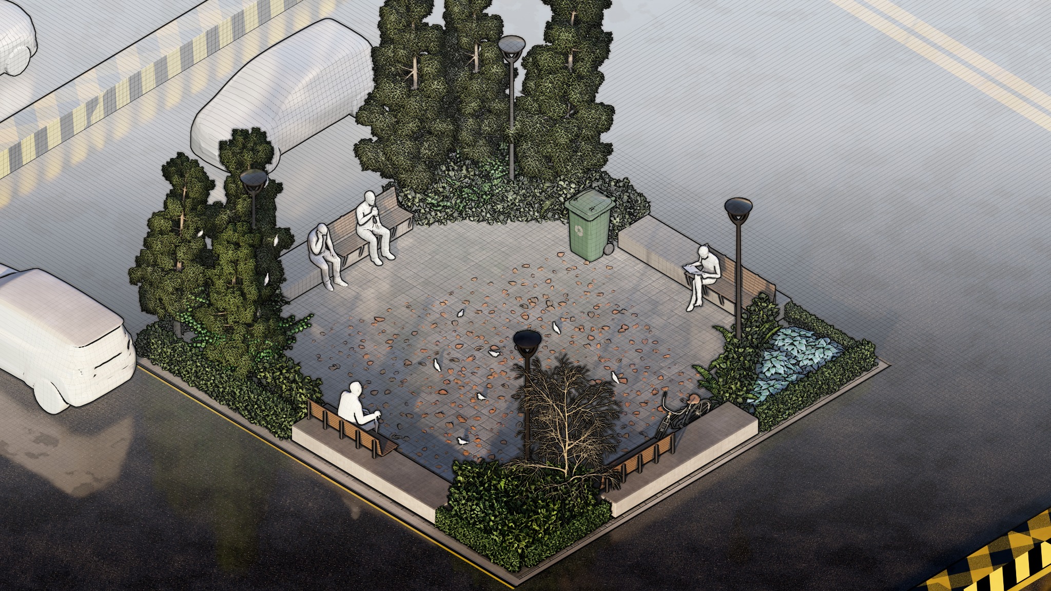 Place making clay view